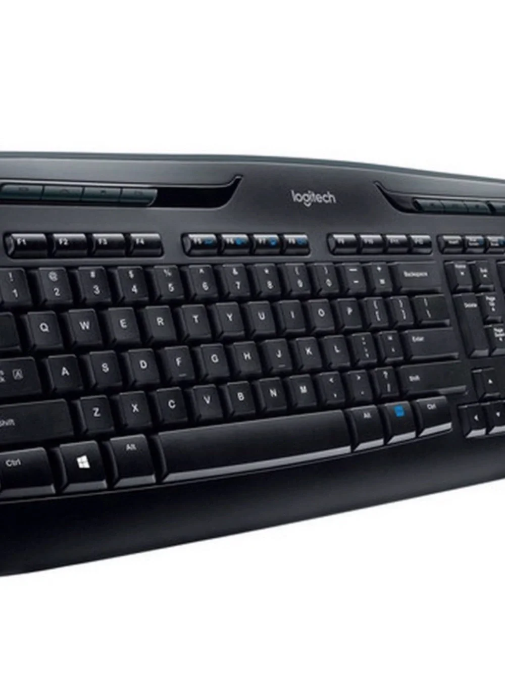 Logitech Black Wireless Keyboard and Mouse Set MK320 Deep Sculpted Keys NIB!